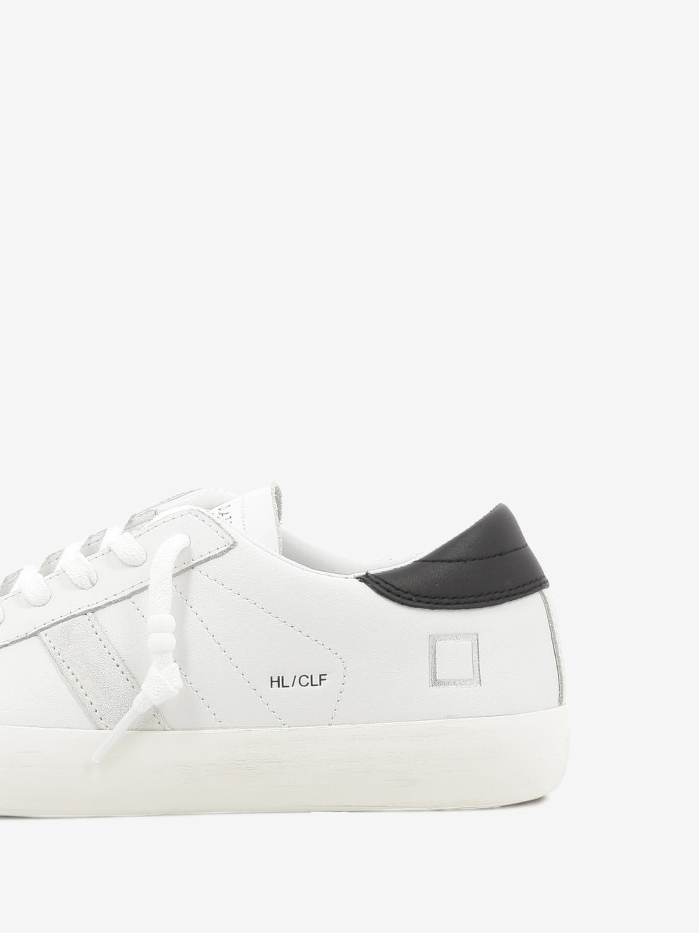 HILL CALF WHITE/BLACK SNEAKERS W441-HL-CA-WB