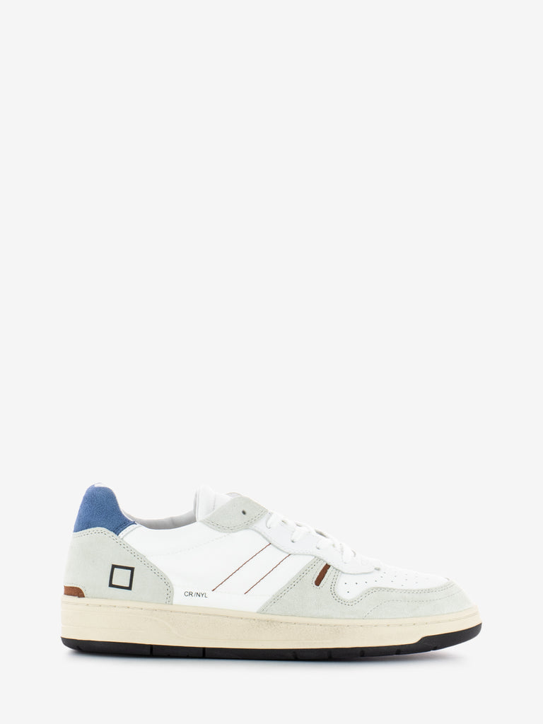 D.A.T.E. - Sneakers Court 2.0 nylon white / bluette