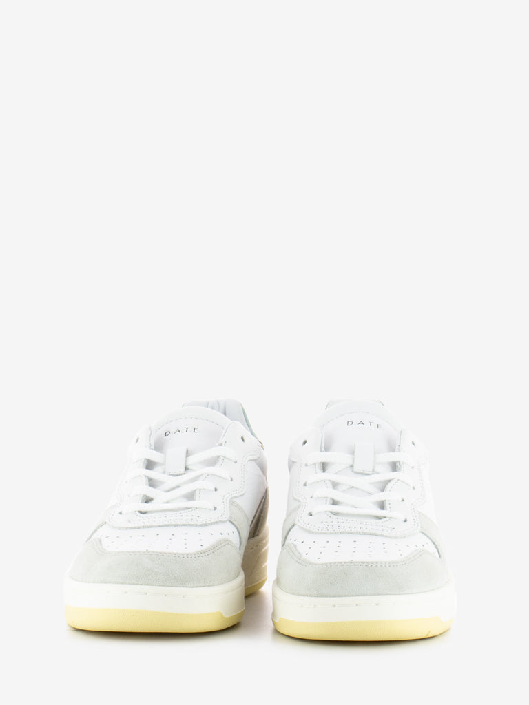 D.A.T.E. - Sneakers Court 2.0 Vintage Calf white / water
