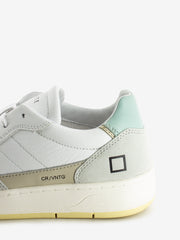 D.A.T.E. - Sneakers Court 2.0 Vintage Calf white / water