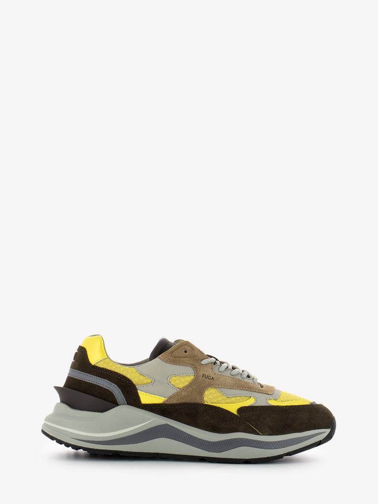 D.A.T.E. - Sneakers Fuga colored yellow