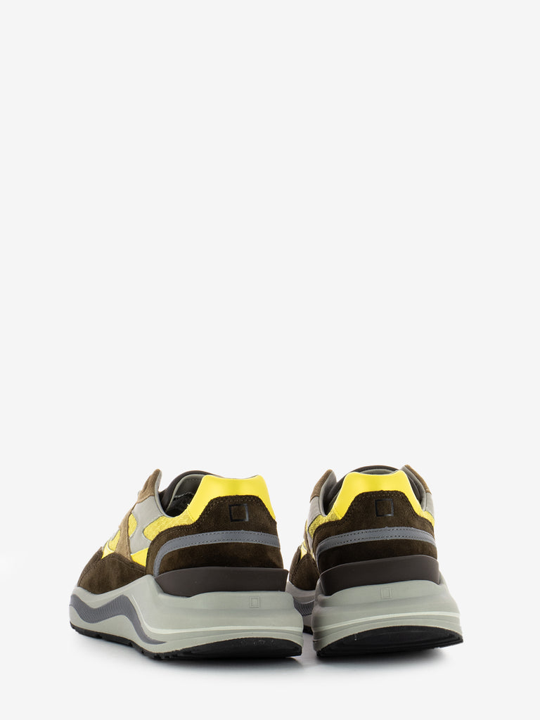 D.A.T.E. - Sneakers Fuga colored yellow