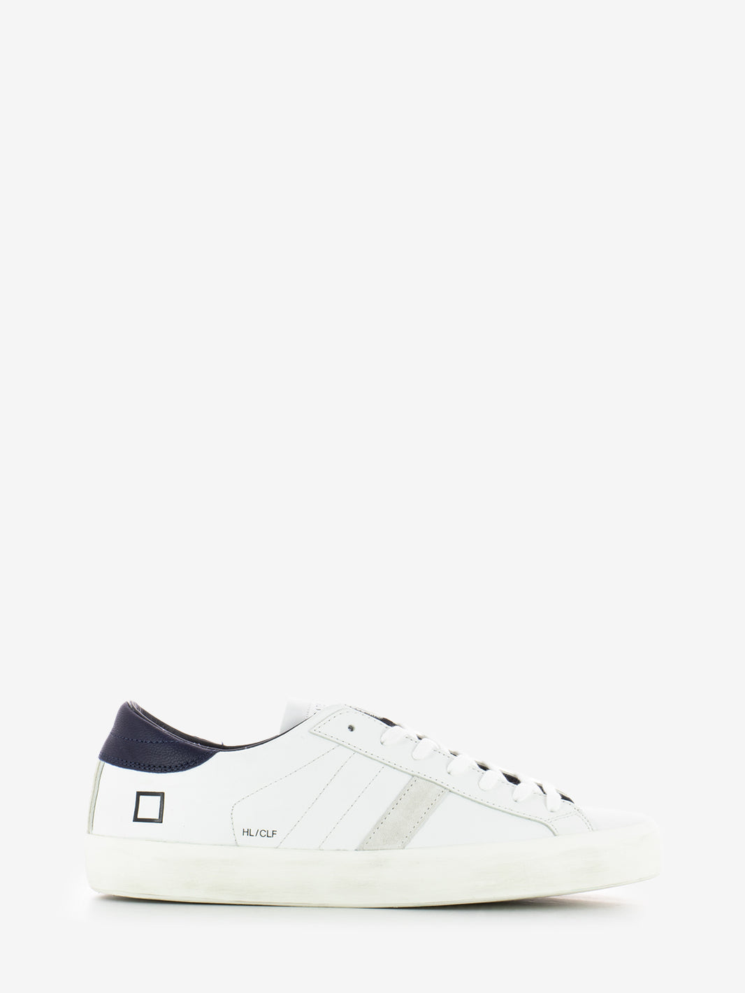Sneakers Hill Low calf white / blue