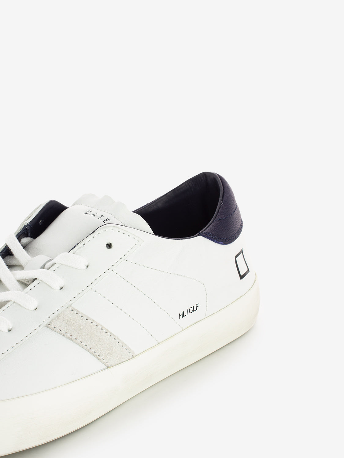 Sneakers Hill Low calf white / blue
