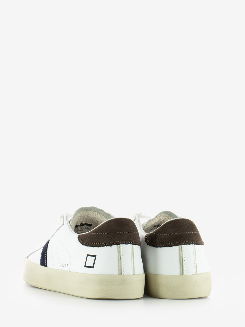 Hill Low calf white / brown sneakers