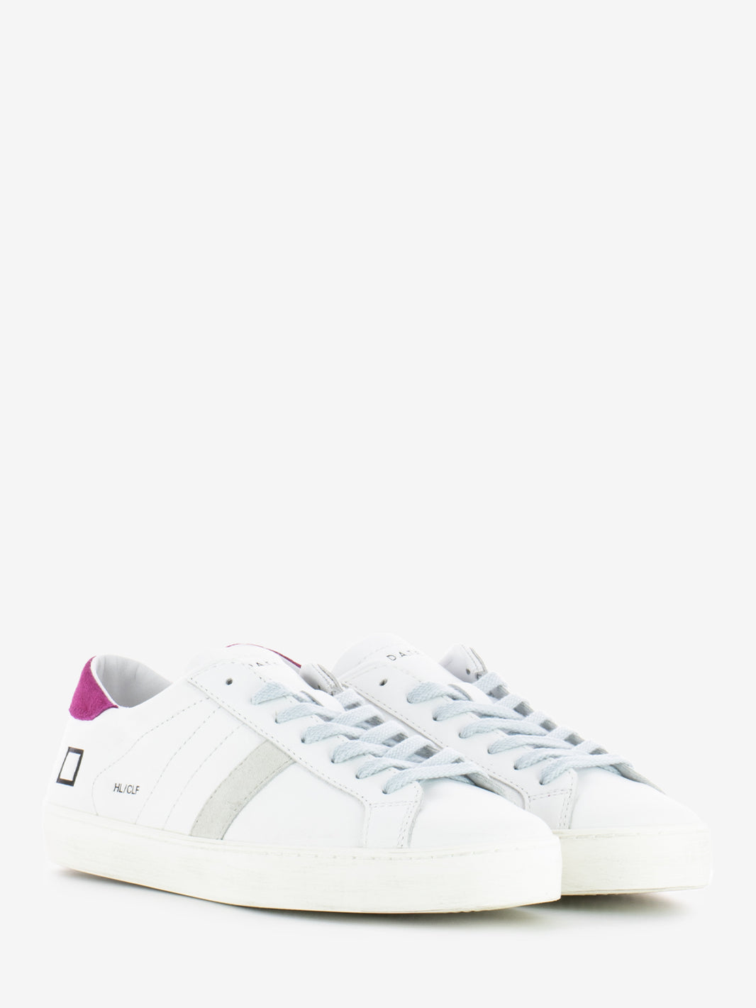 Hill Low Calf white / fuchsia sneakers