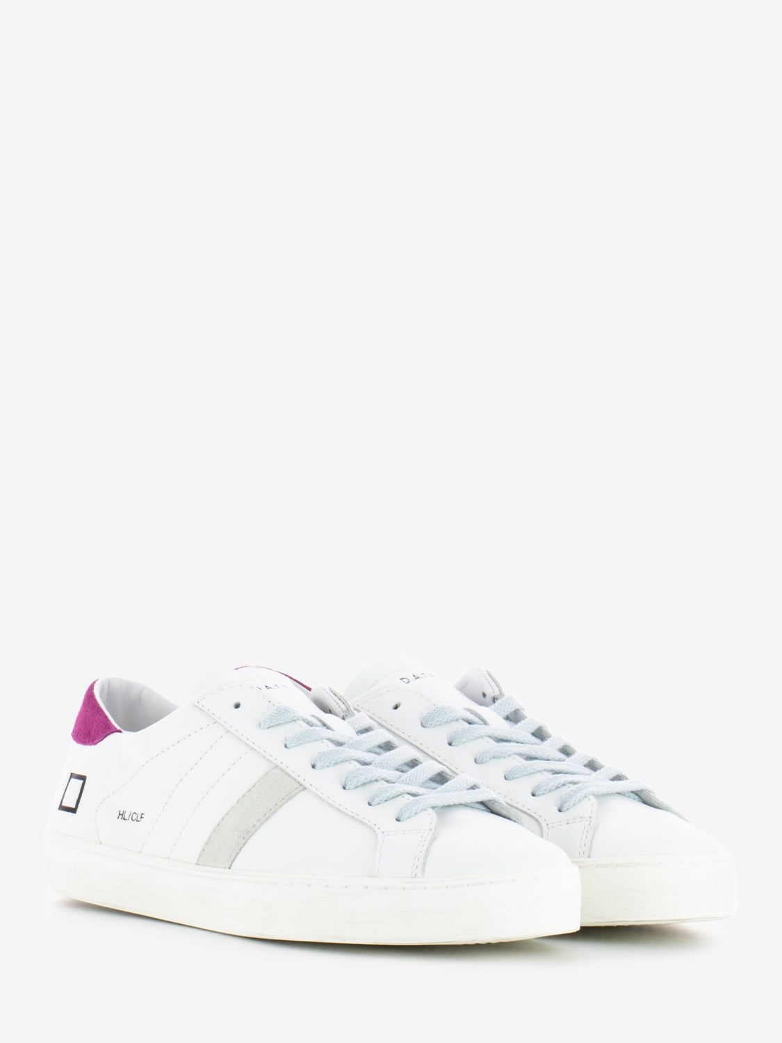 Hill Low Calf white / fuchsia sneakers