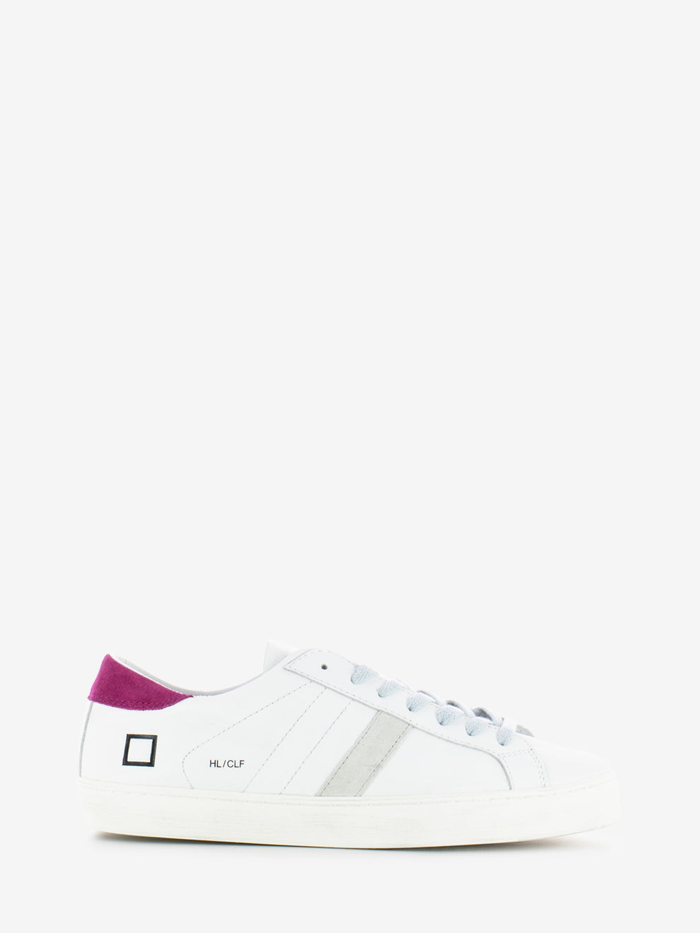 Hill Low Calf white / fuchsia sneakers