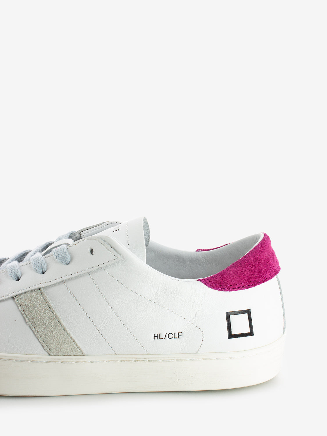 Hill Low Calf white / fuchsia sneakers