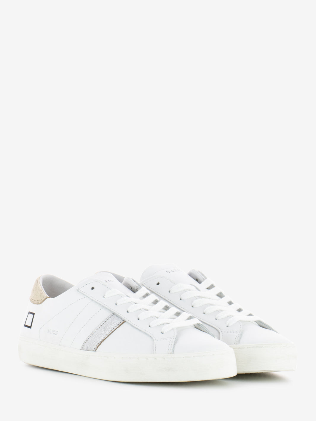 Hill Low Calf white / platinum sneakers