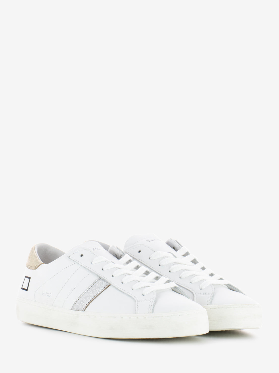 Hill Low Calf white / platinum sneakers