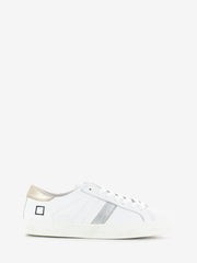 D.A.T.E. - Sneakers Hill Low Calf white / platinum