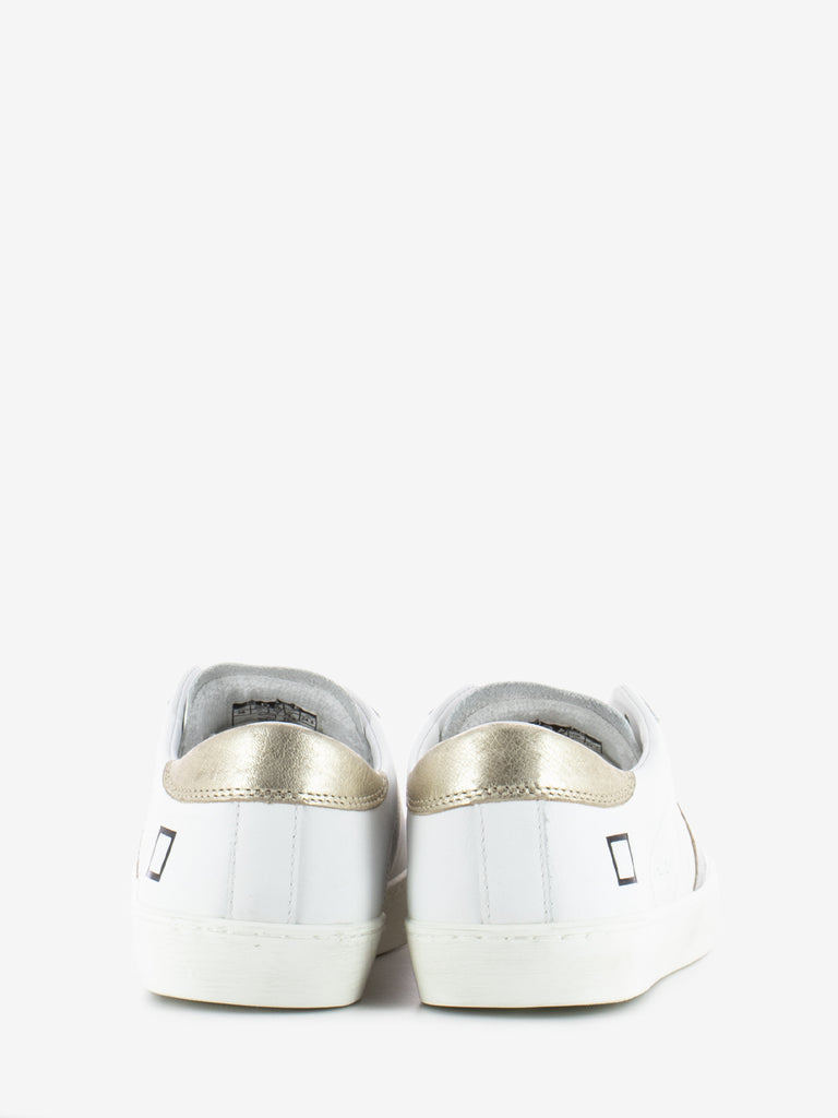 D.A.T.E. - Sneakers Hill Low Calf white / platinum