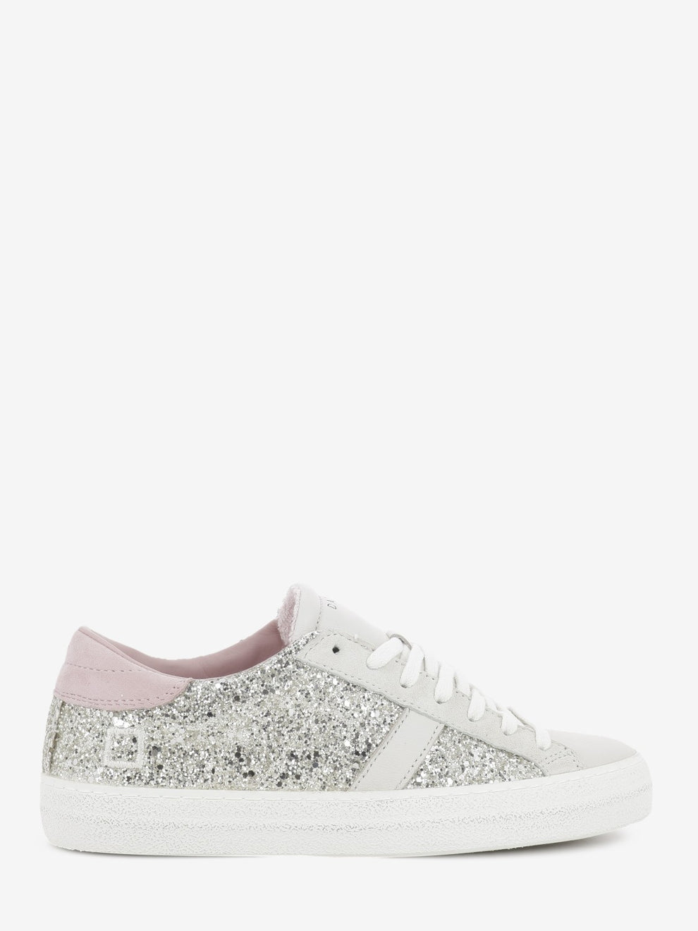 Sneakers hill low glitter platinum