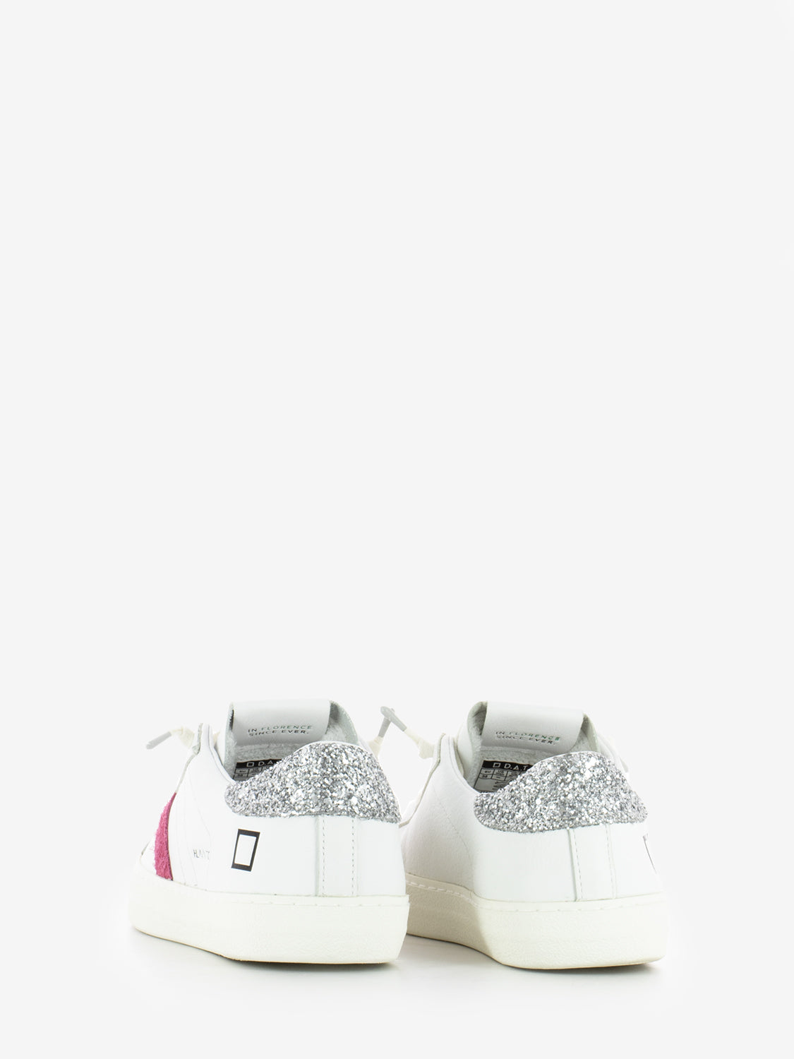 Sneakers Hill low vintage calf white / silver