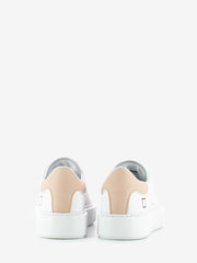 D.A.T.E. - Sneakers Sfera Calf white / pink
