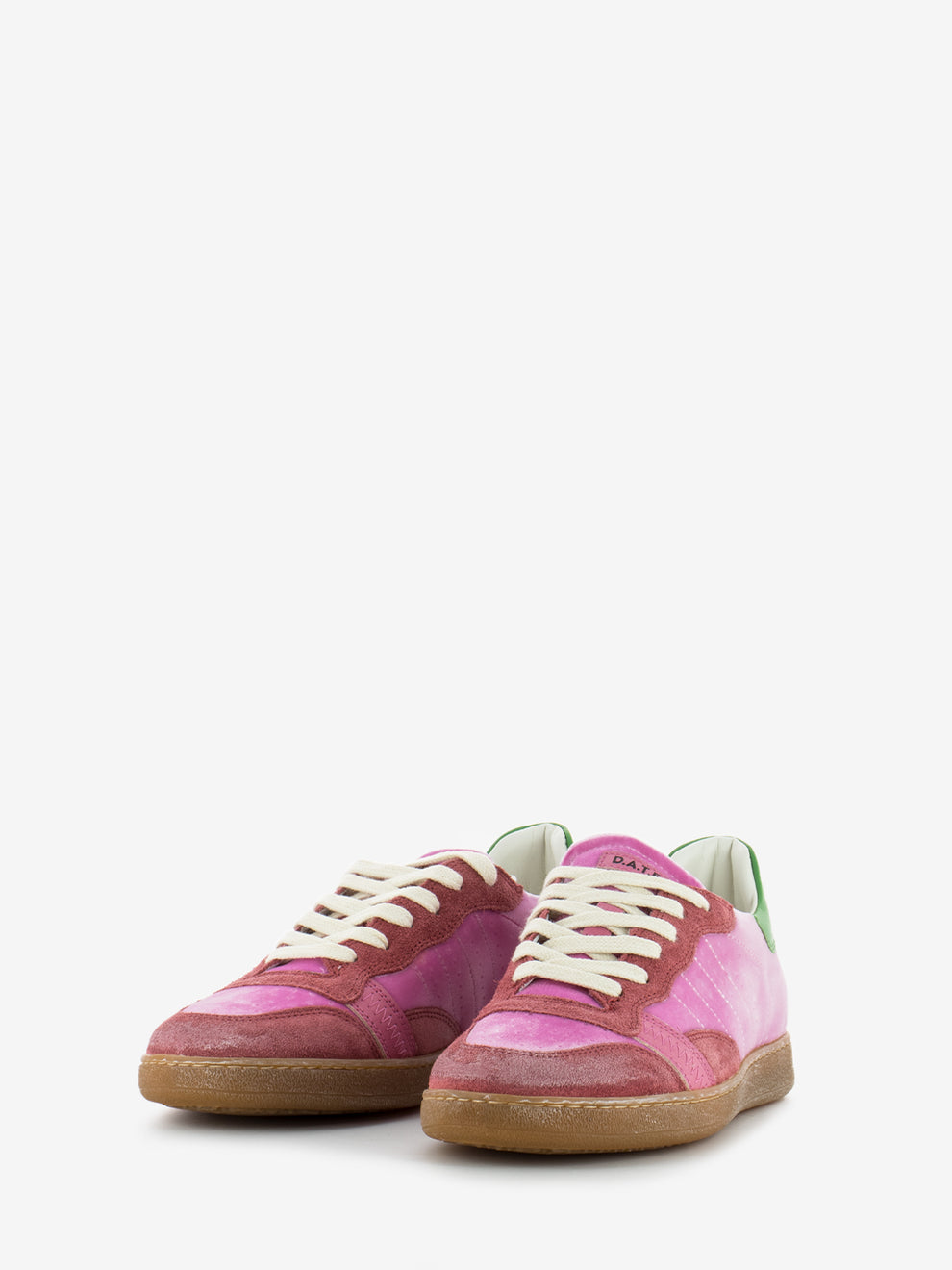 Sneakers Sporty low velvet pink