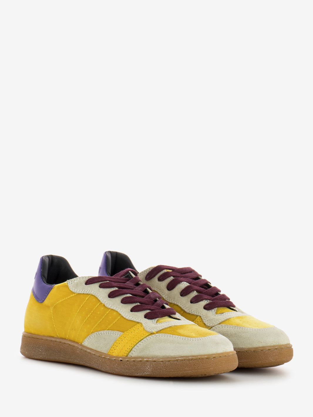 Sneakers Sporty Low Velvet Yellow