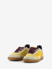 D.A.T.E. - Sneakers Sporty Low Velvet Yellow