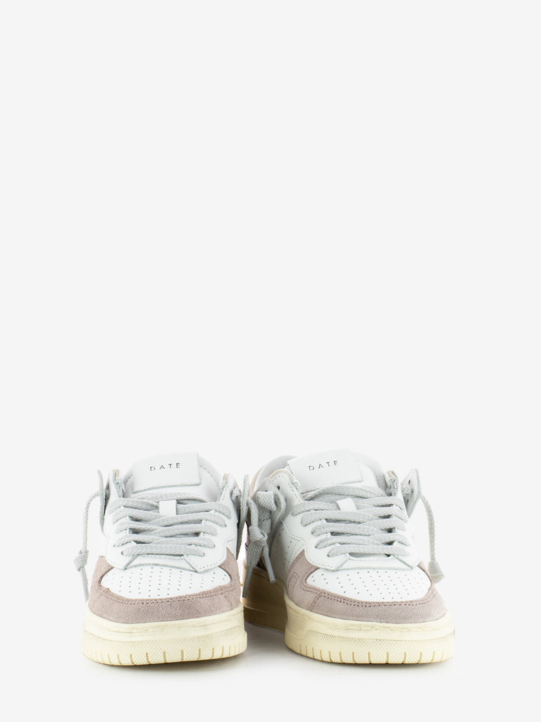 D.A.T.E. - Sneakers Torneo natural white / pink