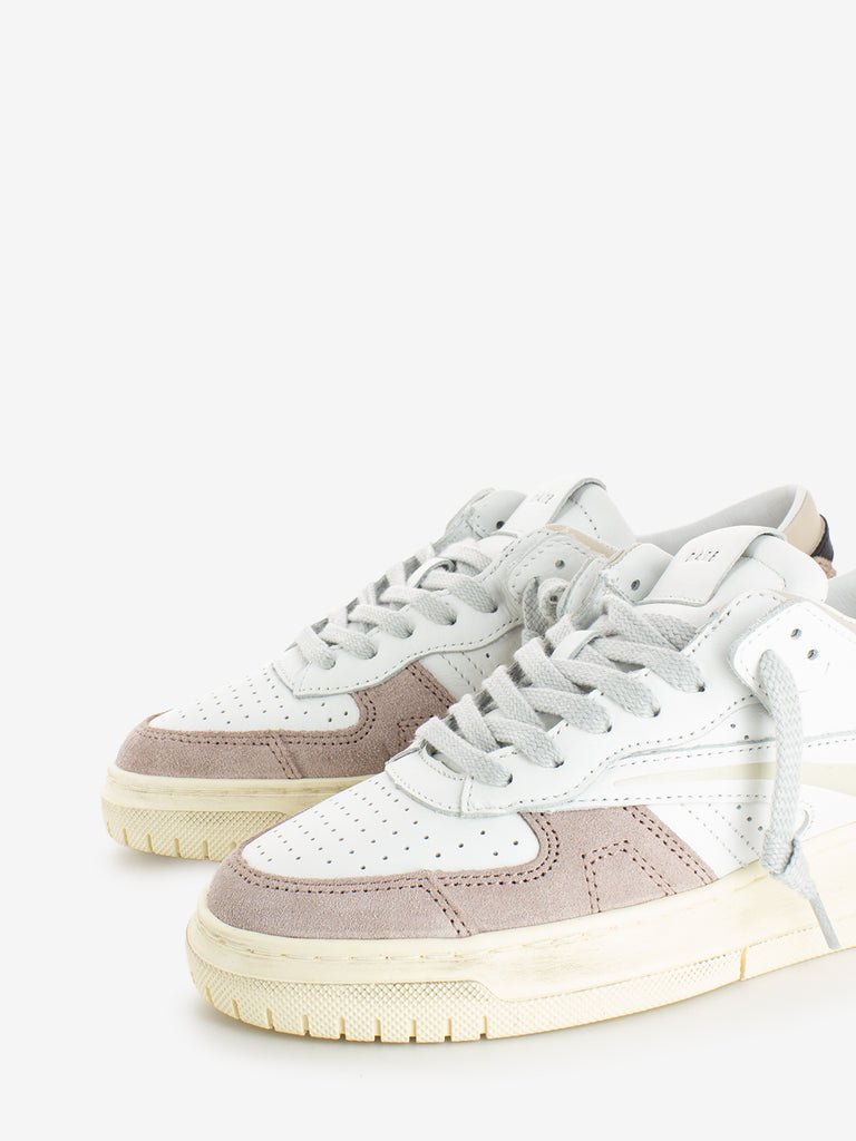 D.A.T.E. - Sneakers Torneo natural white / pink