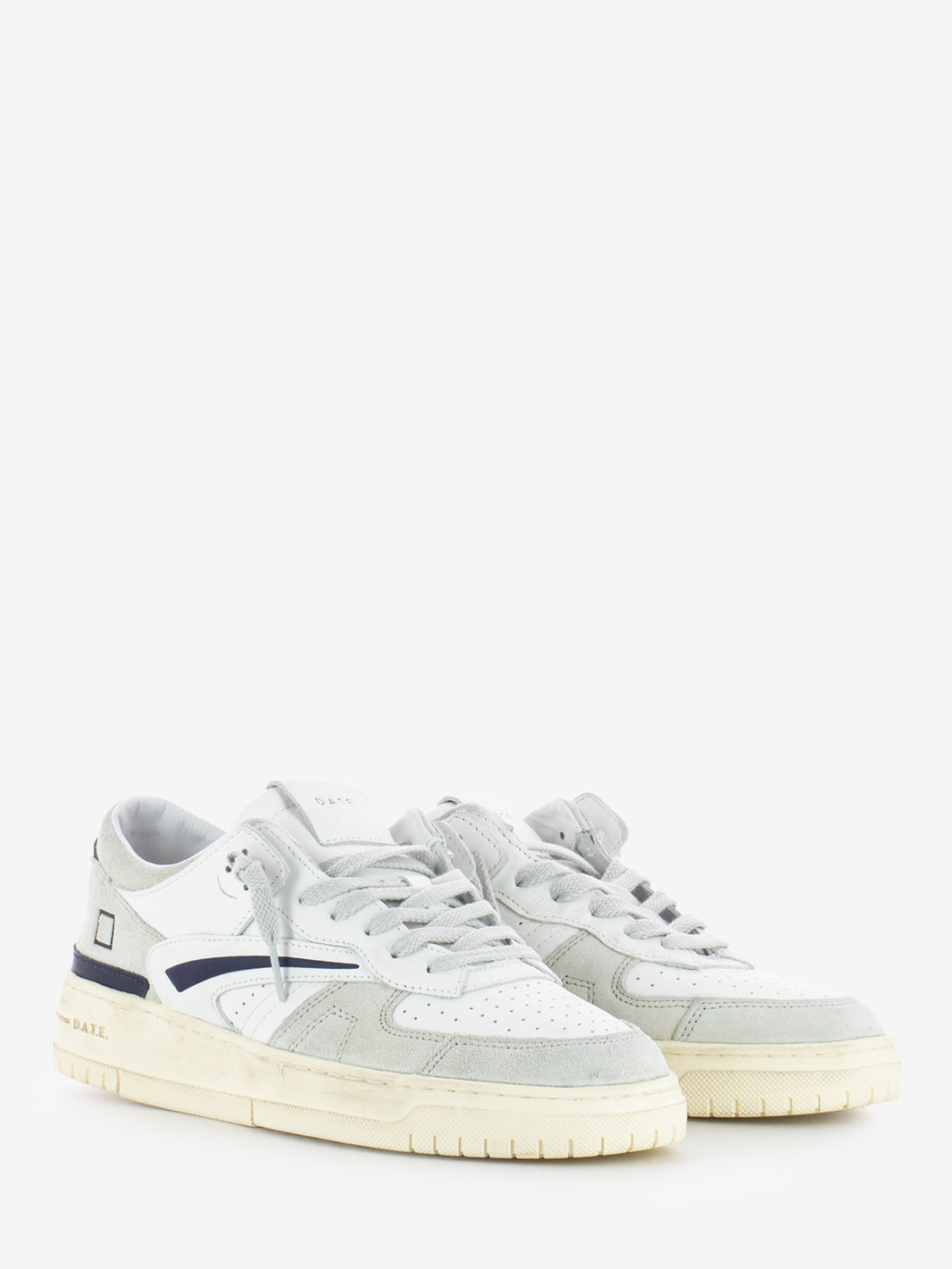 Torneo vintage calf white / blue sneakers