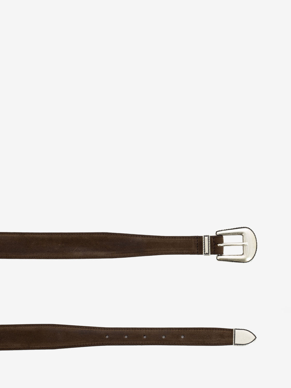 Cintura in camoscio marrone
