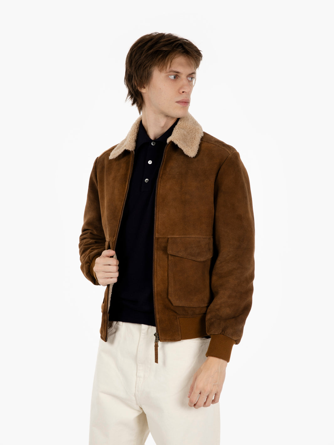 Giubbotto montone Rusty bruciato