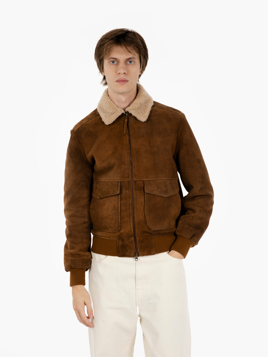 Giubbotto montone Rusty bruciato