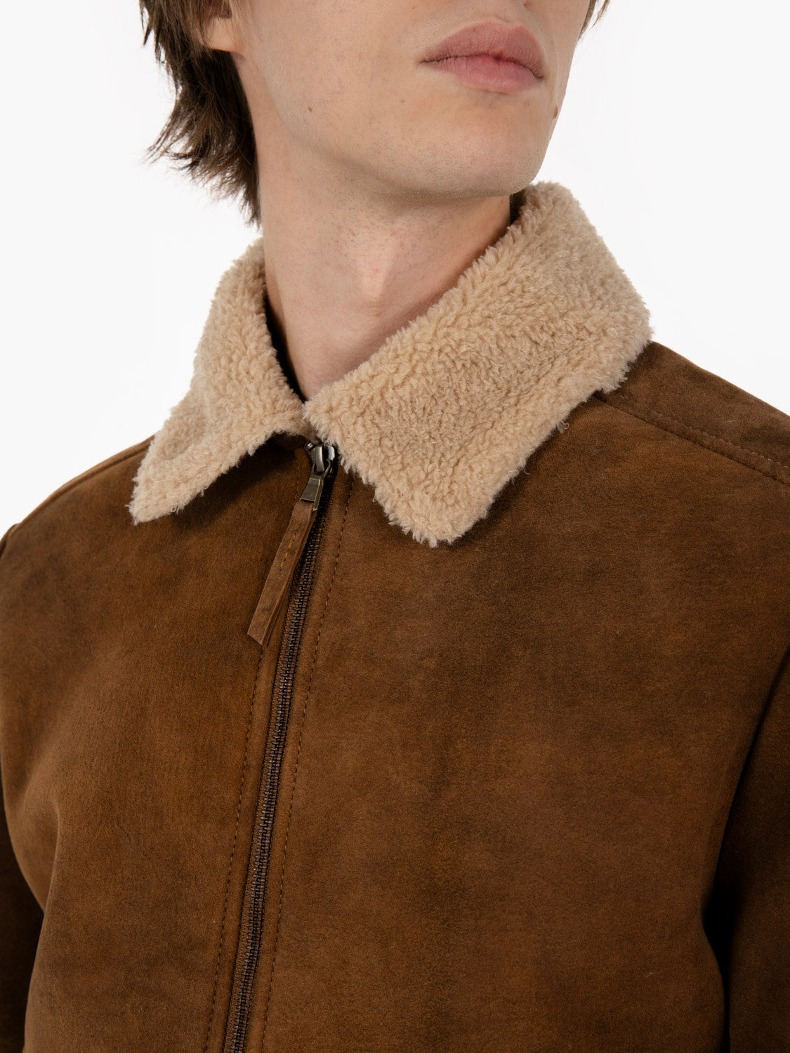 Giubbotto montone Rusty bruciato