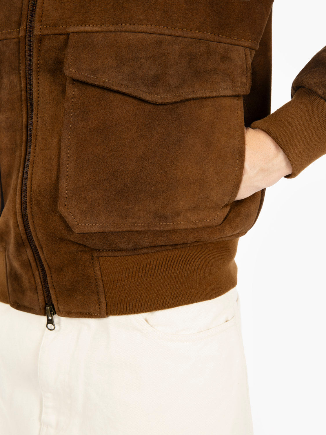 Giubbotto montone Rusty bruciato