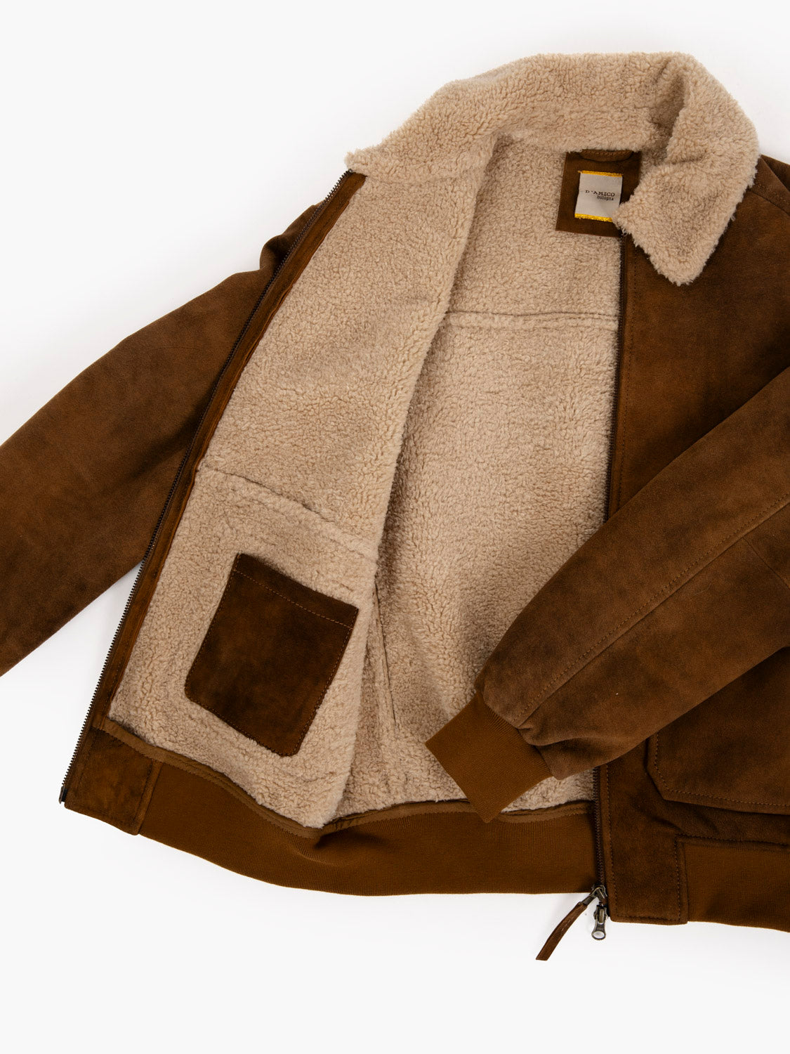 Giubbotto montone Rusty bruciato