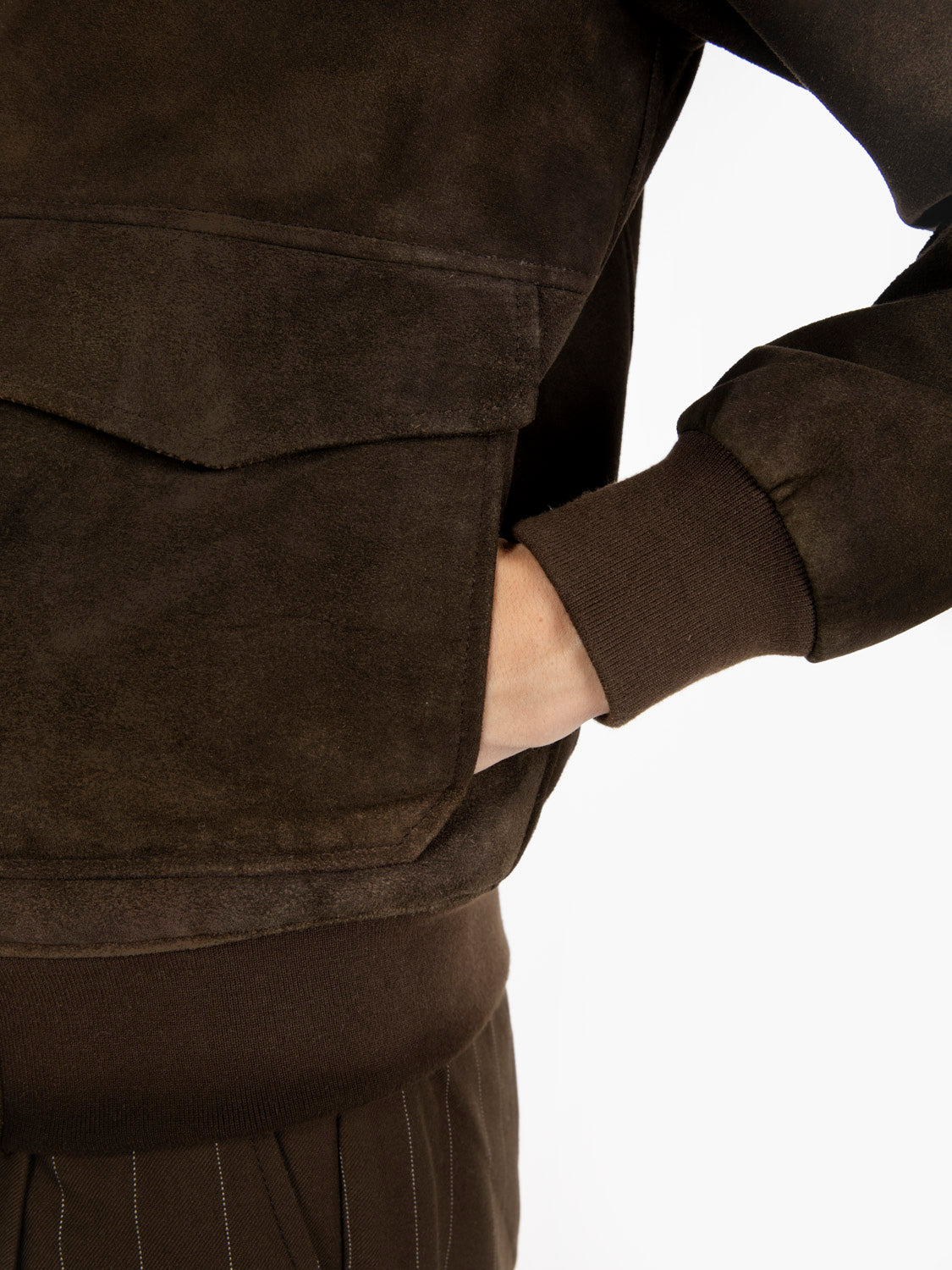 RUSTY DARK BROWN SHEEPSKIN JACKET DGU0611-RUSTY_497