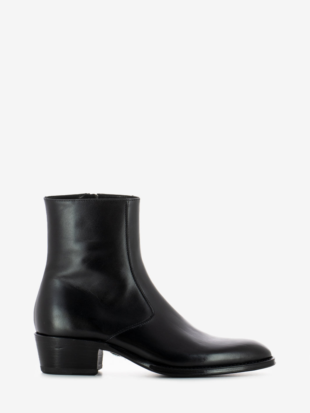 Tronchetti in pelle nero