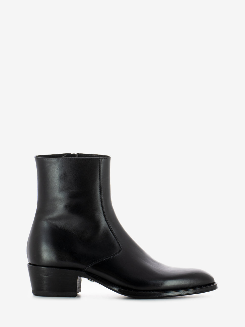 Tronchetti in pelle nero
