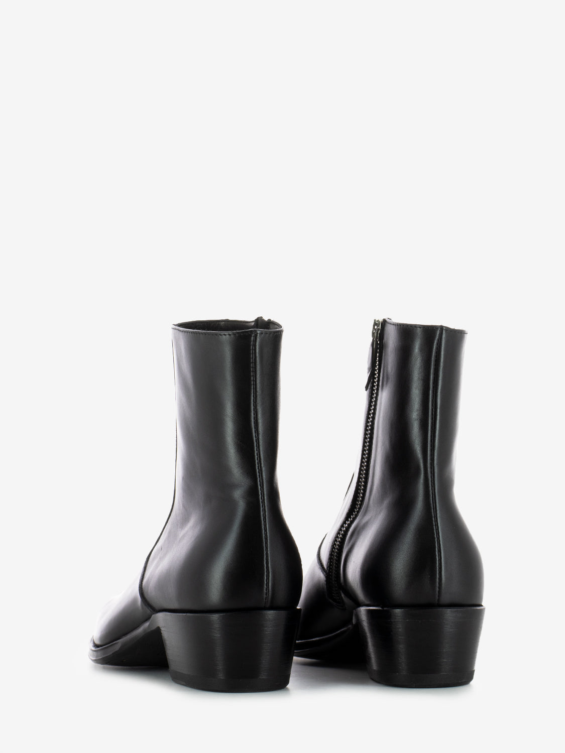 Tronchetti in pelle nero