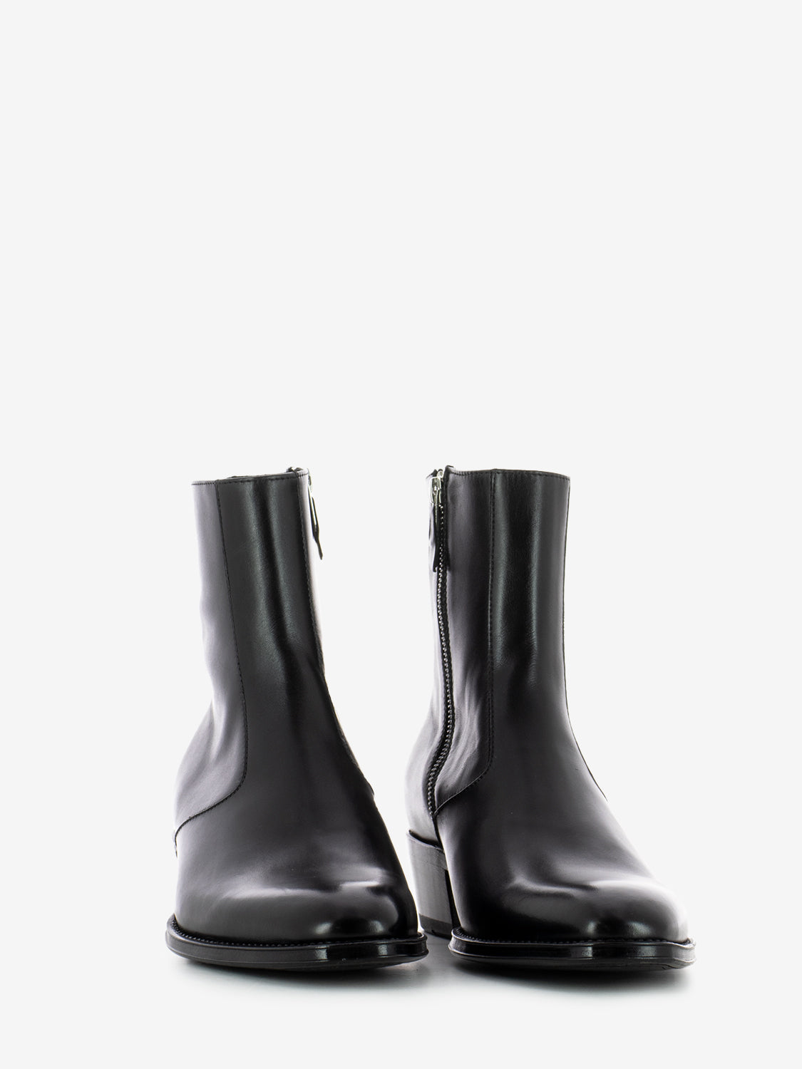 Tronchetti in pelle nero