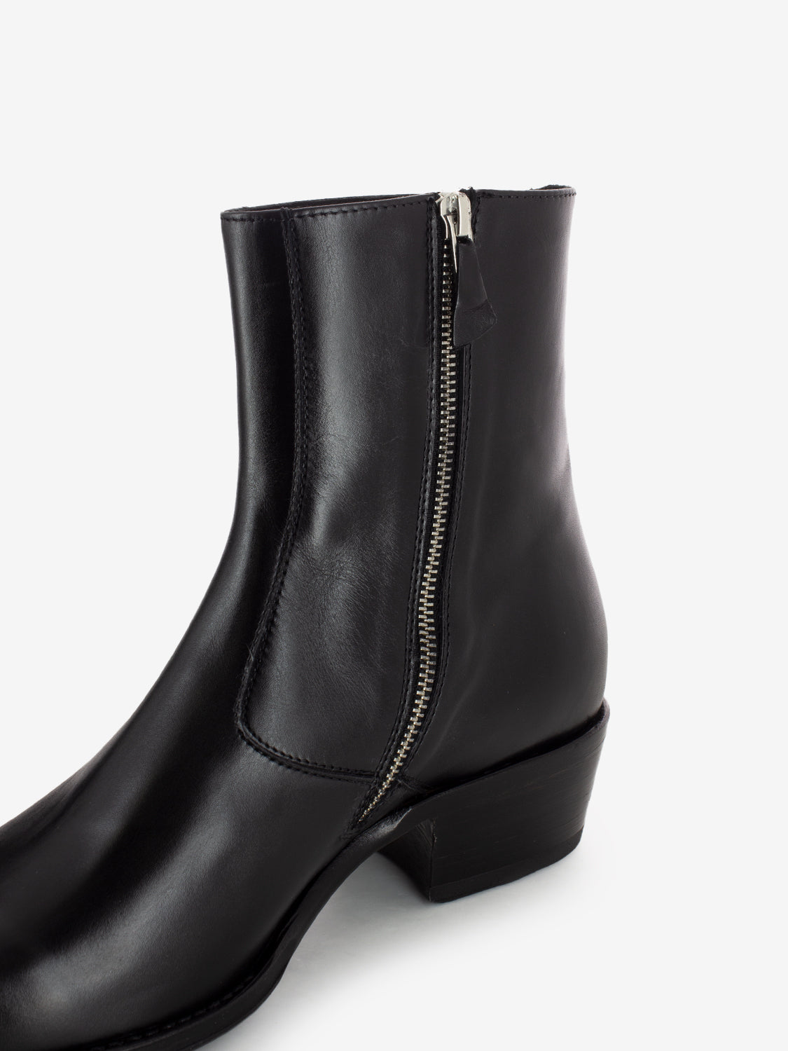 Tronchetti in pelle nero