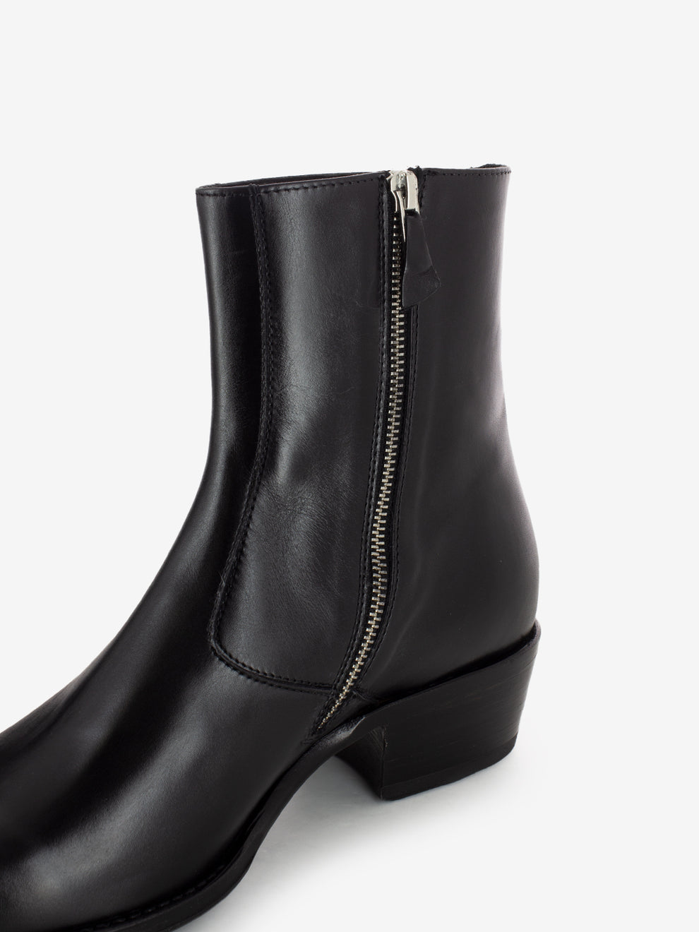Tronchetti in pelle nero