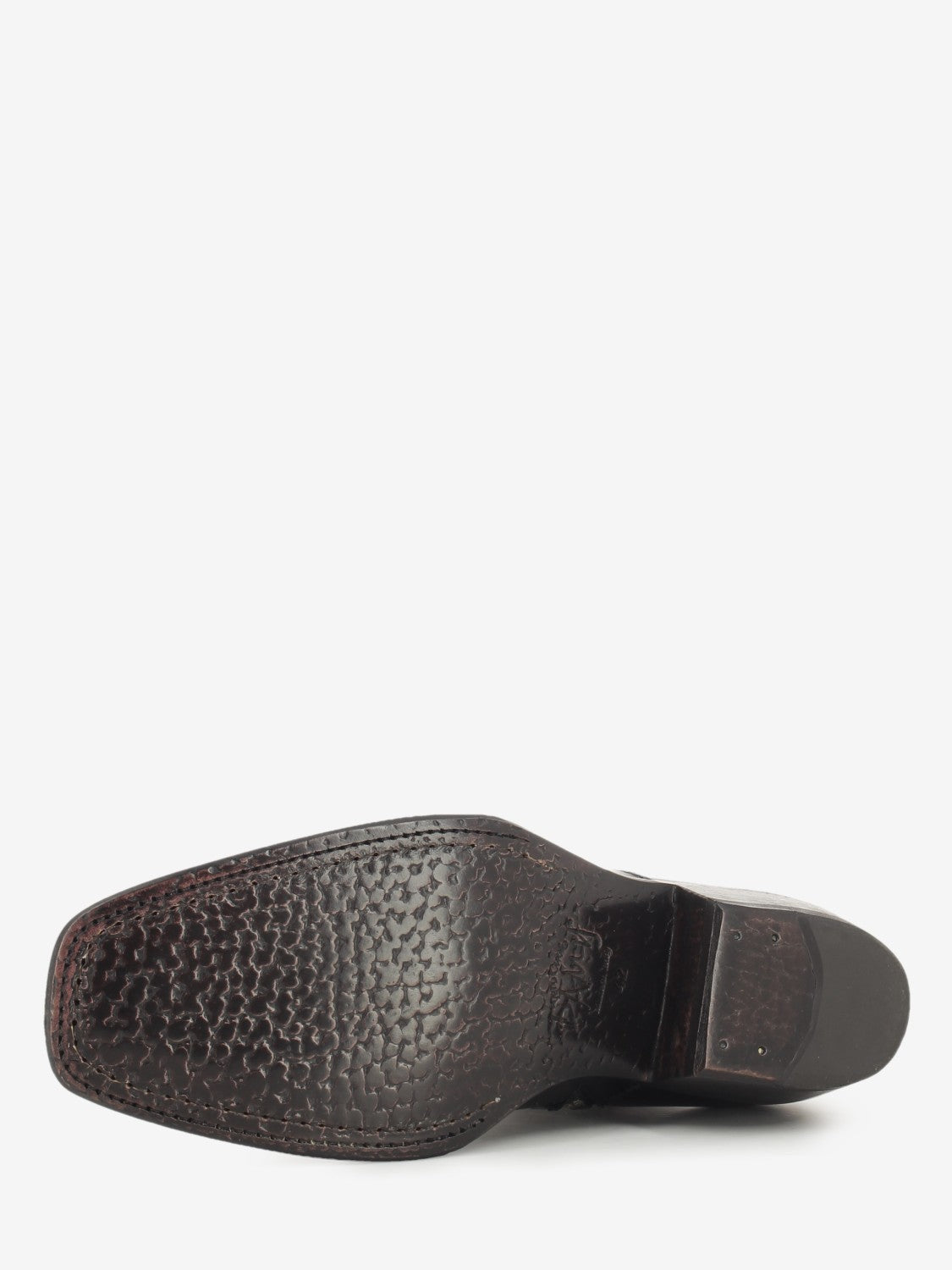 Tronchetto con zip in pelle nero
