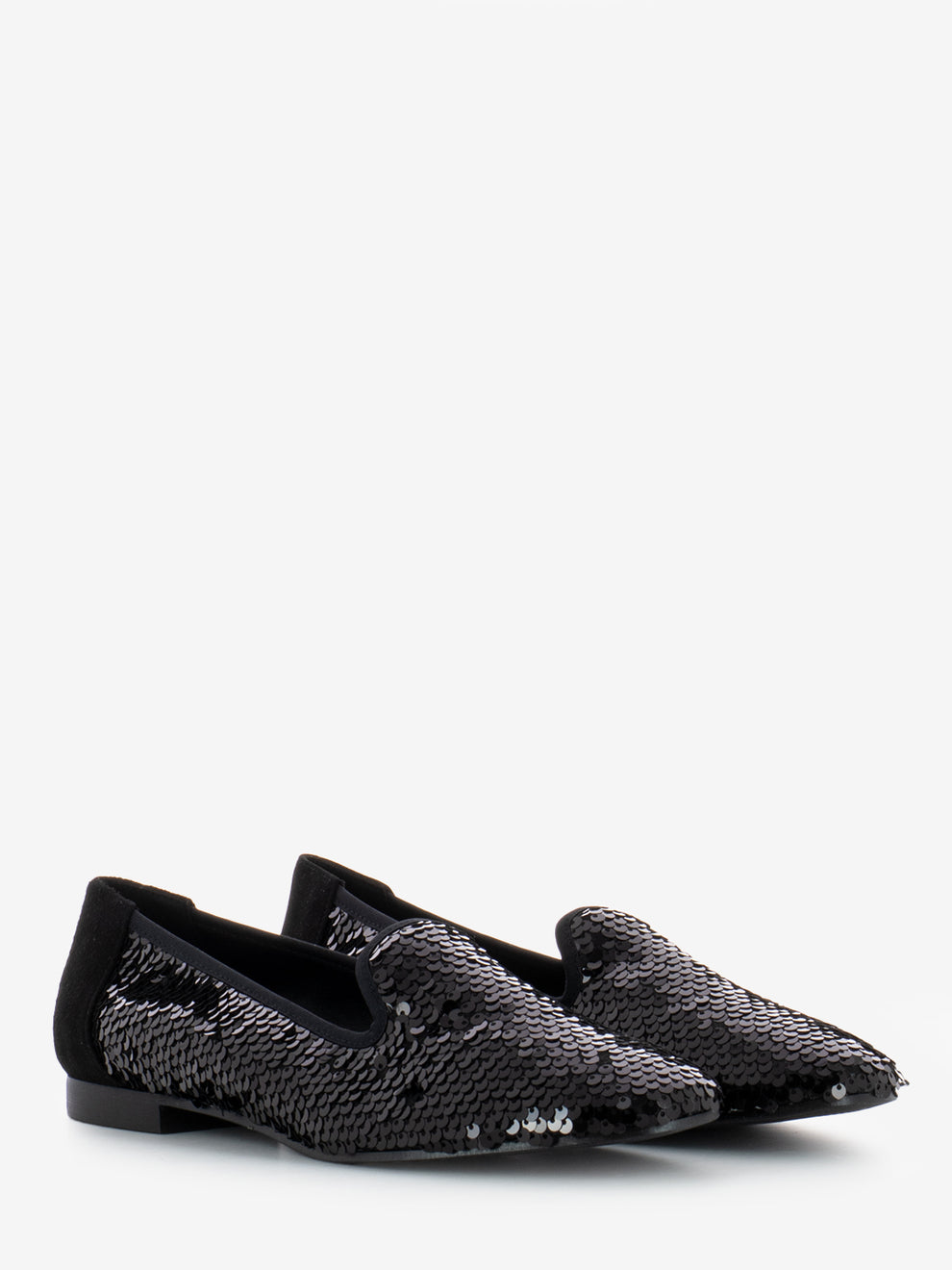 Orsini black sequin ballerinas