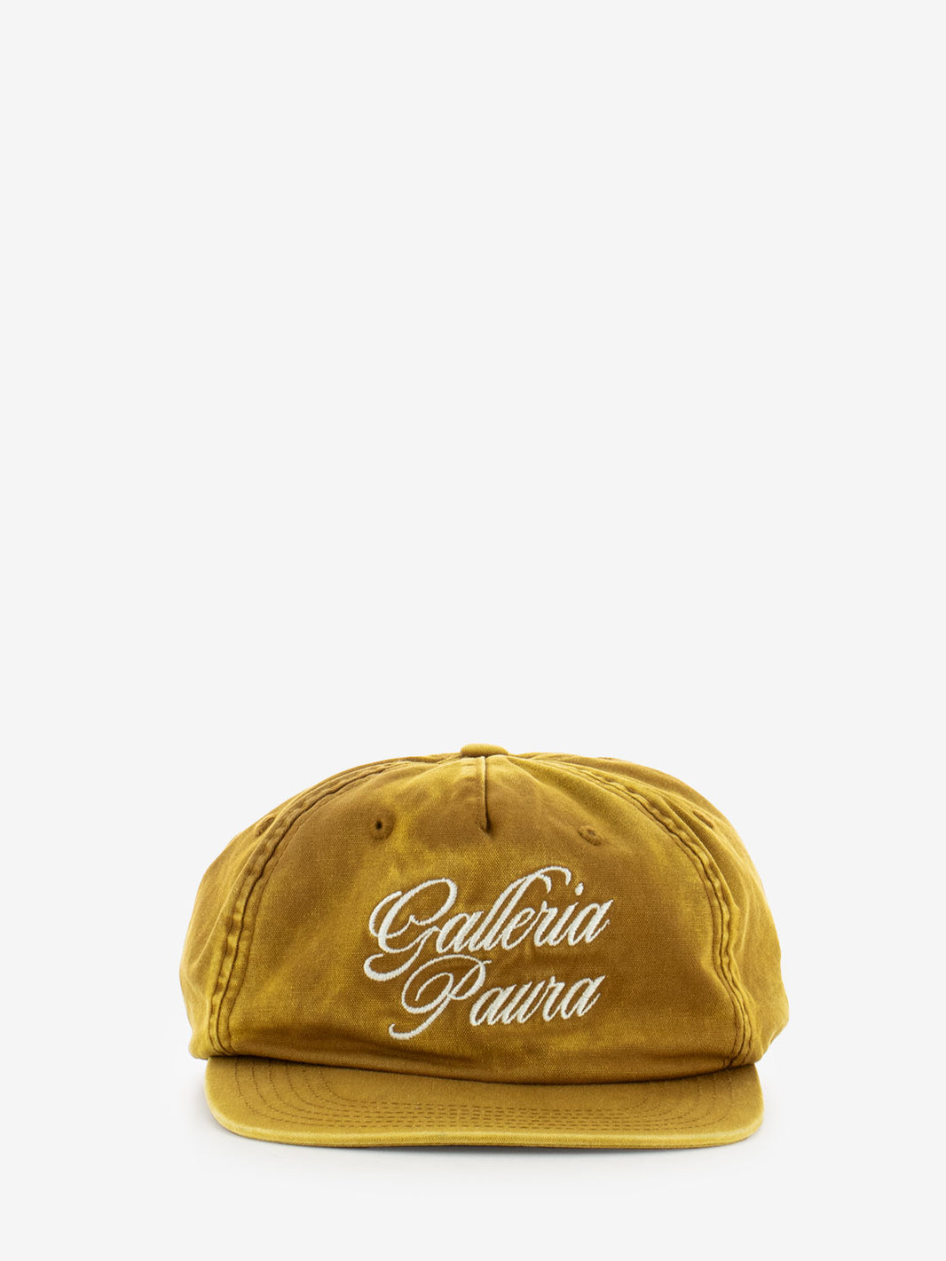 Amy snap hat italic mustard