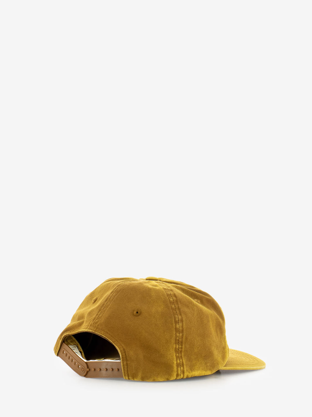 Amy snap hat italic mustard