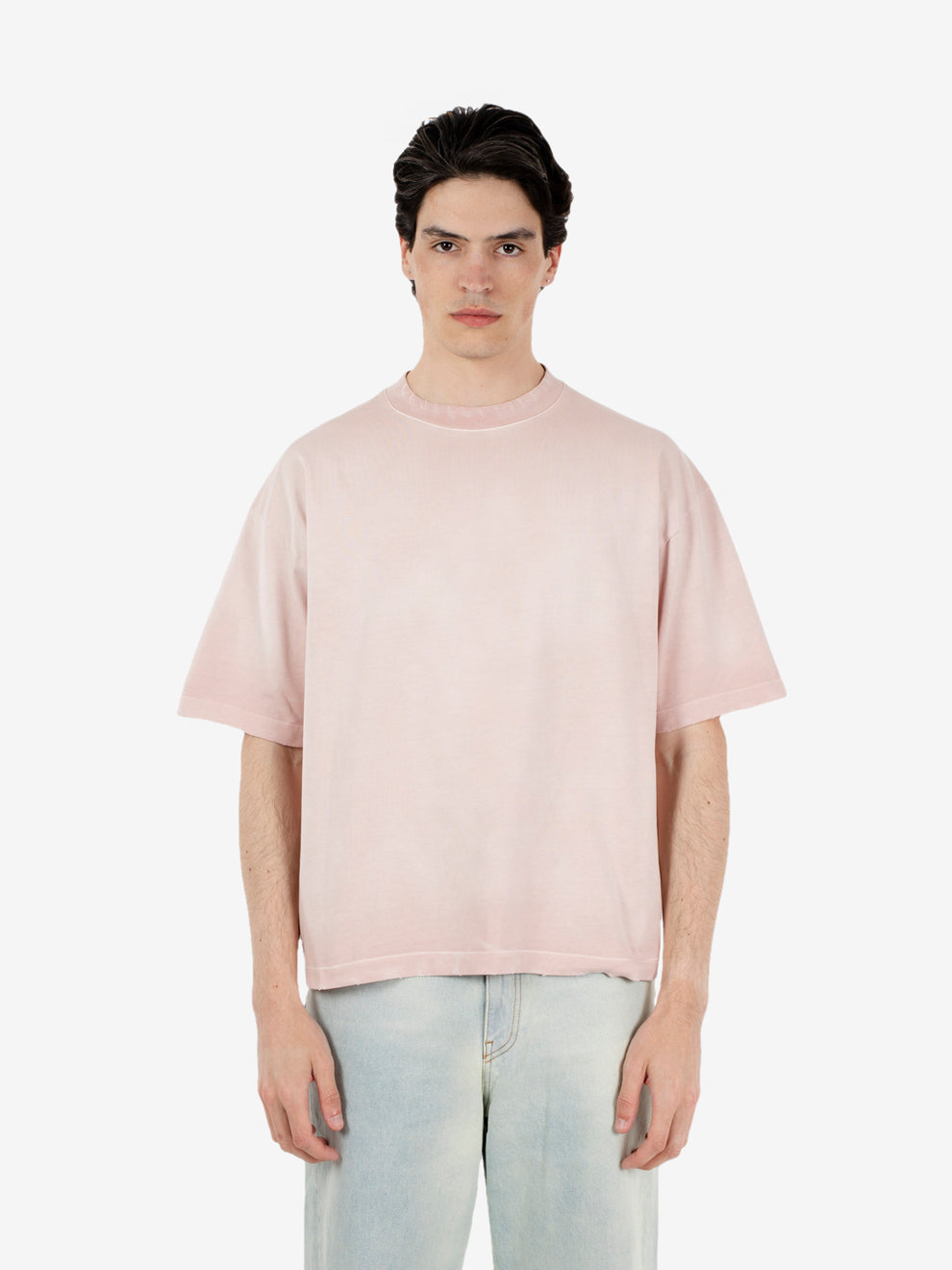 Aura oversized t-shirt powder pink