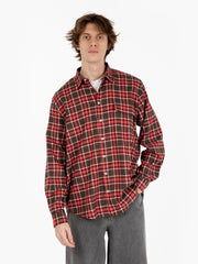 DANILO PAURA - Camicia Zerin oversize red check