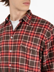 DANILO PAURA - Camicia Zerin oversize red check