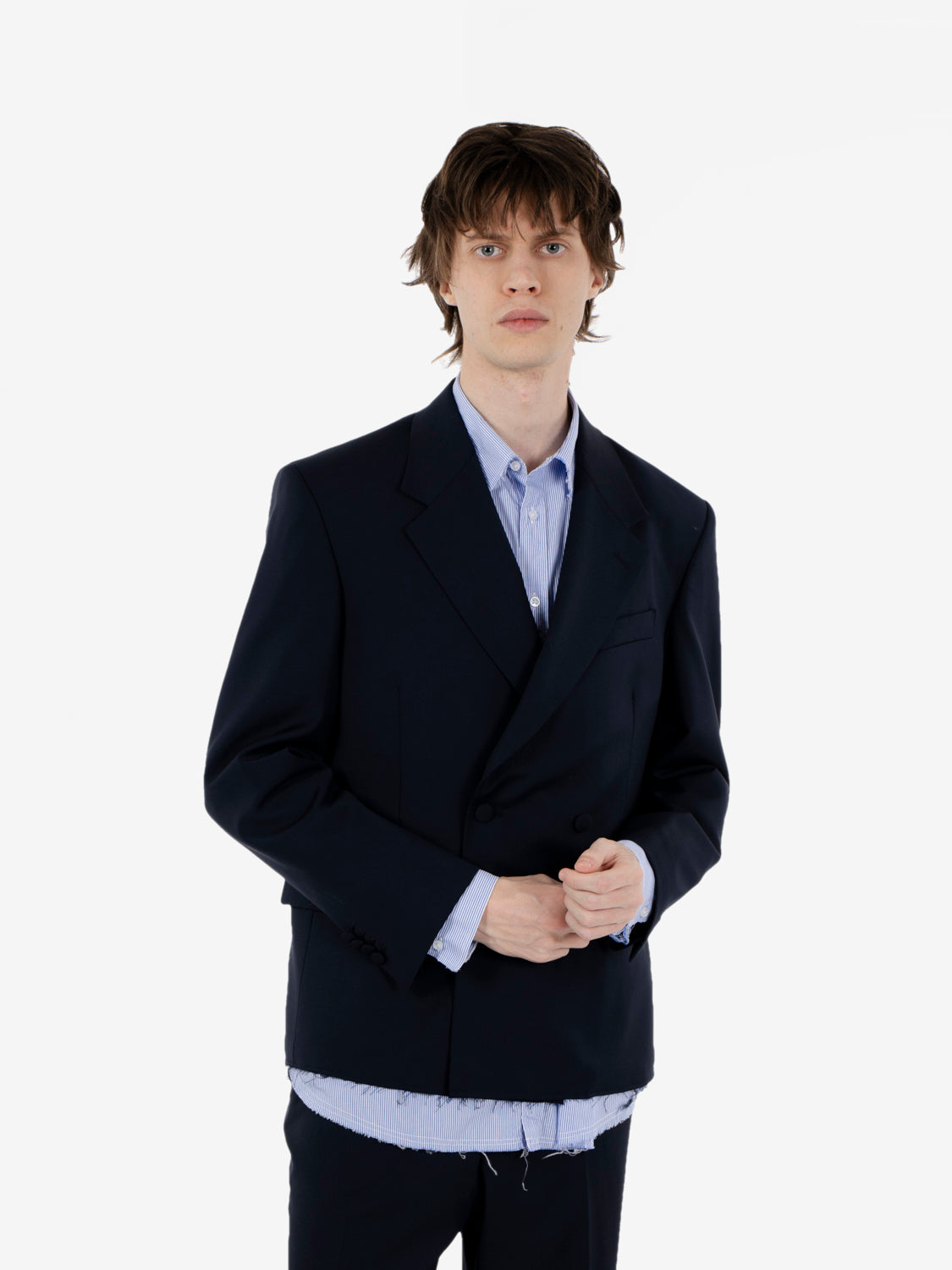 Cassel doublebrested jacket dark blue