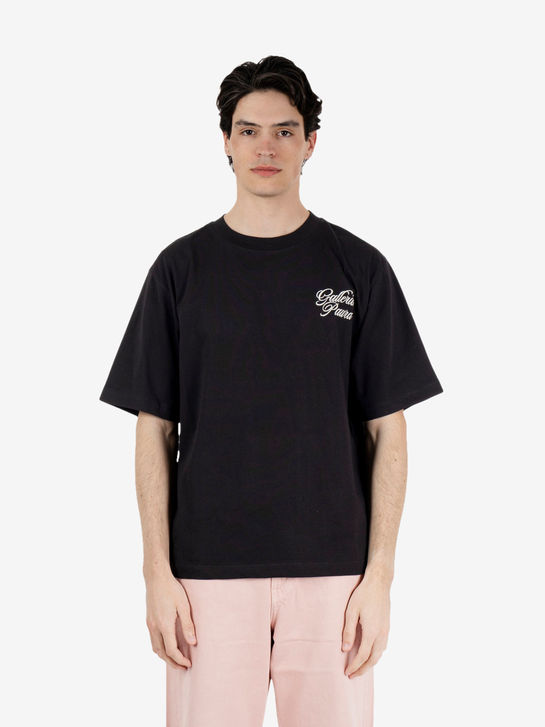 Cleo Galleria Paura italic t-shirt black