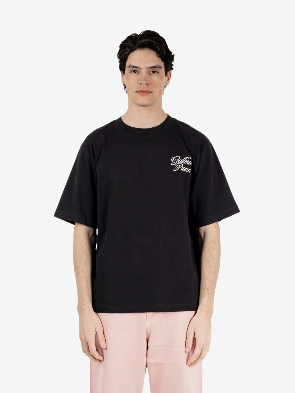 Cleo Galleria Paura italic t-shirt black
