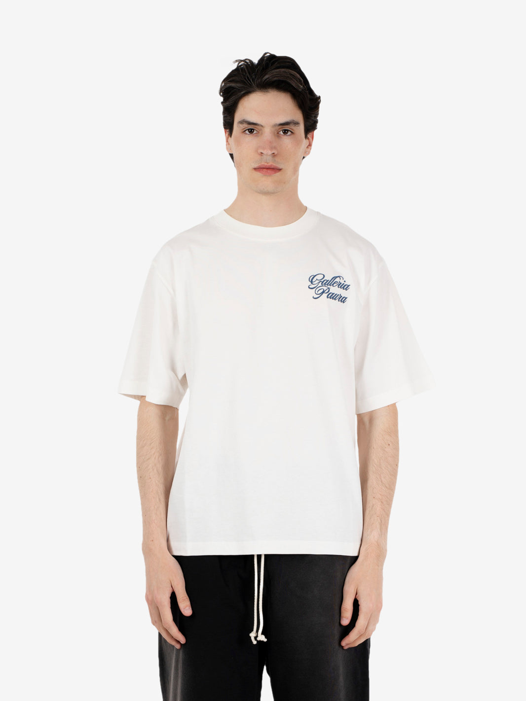 Cleo Galleria Paura corsivo t-shirt off white